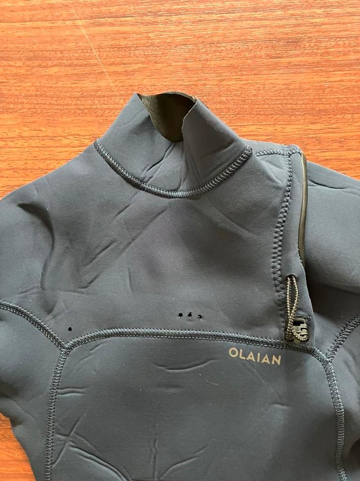 Zipperless 3/2 wetsuit Olaian XS (14 jaar) zwart, Watersport en Boten, Watersportkleding, Zo goed als nieuw, Wetsuit, Heer, Ophalen of Verzenden