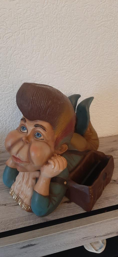 Laven efteling Lummel in blauwe jas, Verzamelen, Efteling, Zo goed als nieuw, Beeldje of Poppetje, Ophalen of Verzenden