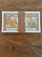 Bundel Nationale bank 25 opeenvolgende biljetten! Zeldzaam!!, Timbres & Monnaies, Billets de banque | Belgique, Enlèvement ou Envoi