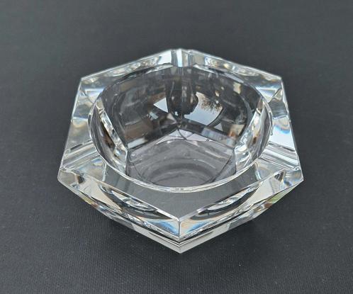 Zeshoekige kristallen schaal/asbak Val Saint Lambert, Antiek en Kunst, Antiek | Glaswerk en Kristal, Ophalen of Verzenden