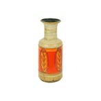 Grote Oranje Beige Fat Lava Vaas West Germany Jasba 602 10 4, Maison & Meubles, Accessoires pour la Maison | Vases, Utilisé, Moins de 50 cm