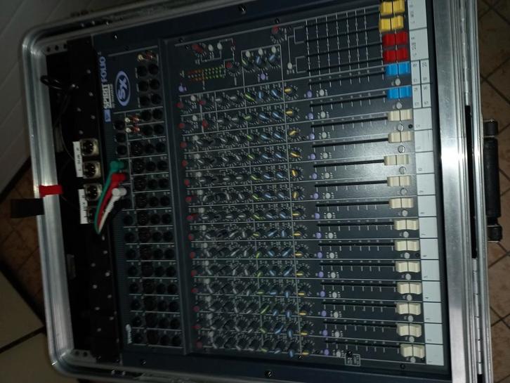 Mengpaneel Spirit Folio 12 kanaals, Muziek en Instrumenten, Mengpanelen, Zo goed als nieuw, Ophalen