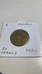 Monaco 20 francs 1950, Timbres & Monnaies, Monnaies | Europe | Monnaies non-euro, Enlèvement ou Envoi