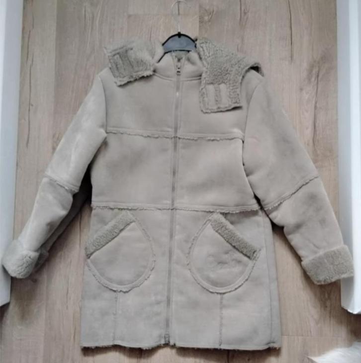 Winterjas dames/meisjes maat S (nieuw), Kleding | Dames, Jassen | Winter, Nieuw, Maat 36 (S), Beige, Ophalen of Verzenden