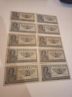 2,5 Gulden 1949 Juliana 10x, Timbres & Monnaies, Billets de banque | Pays-Bas, Enlèvement ou Envoi, 5 florins