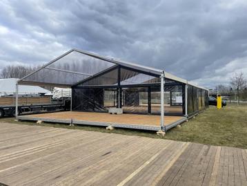 Te koop: Kadertent, pagodetent, aluhal, zwaarlastvloer NIEUW beschikbaar voor biedingen