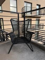 Fauteuil d’exterieur noir, Ophalen, Zo goed als nieuw
