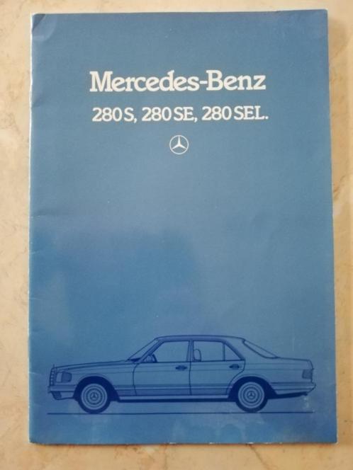 MERCEDES 280 S SE SEL W126 1983 BROCHURE IN HET FRANS ZEER G, Boeken, Auto's | Folders en Tijdschriften, Gelezen, Mercedes, Ophalen of Verzenden