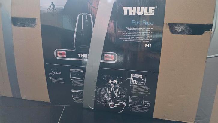 Thule euroride 941, Auto diversen, Fietsendragers, Nieuw, Trekhaakdrager, 2 fietsen, Ophalen