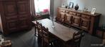 Eetkamer van massief eikenhout, Huis en Inrichting, Ophalen, Gebruikt, Rustique, 6 tot 8 stoelen