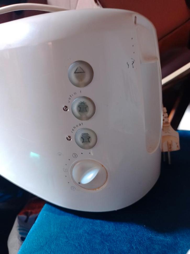 Grille pain Kenwood pop UP 1300/1500 watts, Elektronische apparatuur, Broodroosters, Gebruikt, Meer dan 8 standen, Uitneembare kruimellade