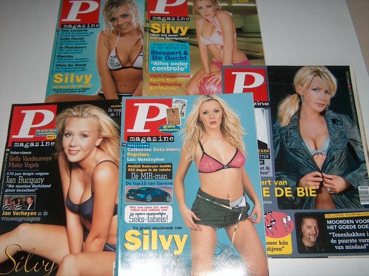 Verzameling Silvy De Bie ( Silvy Melodie ) P Magazines e.a., Boeken, Tijdschriften en Kranten, Gelezen, Gossip of Showbizz, Ophalen of Verzenden