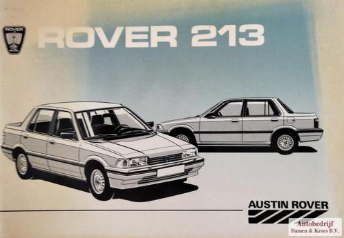 Handboek Rover 213 - 213S - 213SE (Nederlands) instructieboe, Auto diversen, Handleidingen en Instructieboekjes, Ophalen of Verzenden