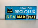 SEV Marchal oud reclamebord, Verzamelen, Ophalen of Verzenden, Gebruikt, Reclamebord