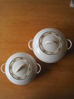 012 - 2 decoratieve warmhoudschalen., Envoi, Comme neuf, Balance ou Balances