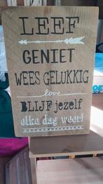 Letterbord spreuk, Enlèvement ou Envoi