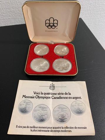 Pièce de monnaie collection jeux olympiques canadiens 