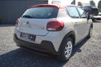 Citroën C3 1.2i, 2018, 39.000km, Airco, Navigatie + 12M gara, Parkeersensor, Zwart, Zwart, Bedrijf