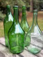 4x groene wijnflessen – Vino d’Italia, Ophalen of Verzenden, Gebruikt, Overige typen