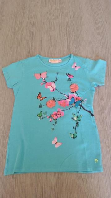 Blauw T-shirt Someone 134, Kinderen en Baby's, Kinderkleding | Maat 134, Meisje, Ophalen of Verzenden, Zo goed als nieuw, Someone