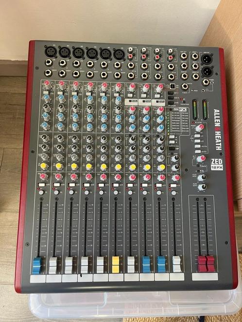 Vends table de mixage Allen & Heath ZED 12 FX, Musique & Instruments, Tables de mixage, Utilisé, 5 à 10 canaux, Entrée micro, Enlèvement ou Envoi