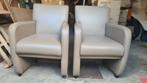 Paar sofa stoelen taupe, op wielen, Ophalen, Stof, Gebruikt, Twee