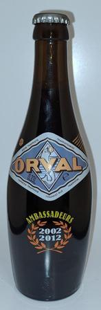 Bouteille serigraphiée Orval, Collections, Marques de bière, Comme neuf, Bouteille(s), Enlèvement ou Envoi