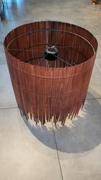 houten hanglamp, Huis en Inrichting, Ophalen, Gebruikt, Hout, 50 tot 75 cm