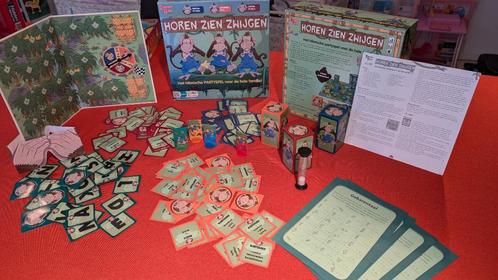 Horen Zien Zwijgen Bordspel, Hobby en Vrije tijd, Gezelschapsspellen | Bordspellen, Gebruikt, Een of twee spelers, Drie of vier spelers