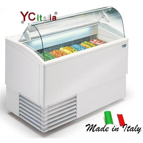 Vitrine 6 saveurs avec verre bombé, Elektronische apparatuur, Vriezers en Diepvrieskisten, Nieuw, Verzenden