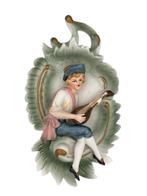 Wandecoratie "Troubadour & Watermeisje", Keukies Shop, Keukies Shop, Ophalen of Verzenden, Zo goed als nieuw