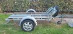 Moto trailer ongeremd ( 750kg ), Auto diversen, Aanhangers en Bagagewagens, Ophalen, Gebruikt