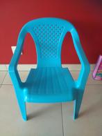 pvc kinderstoel blauw, Ophalen, Gebruikt