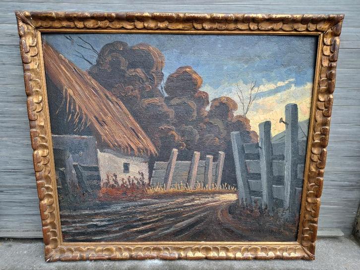 Huile sur panneau signe maurice vagh weinmann, Antiquités & Art, Art | Peinture | Classique, Enlèvement ou Envoi