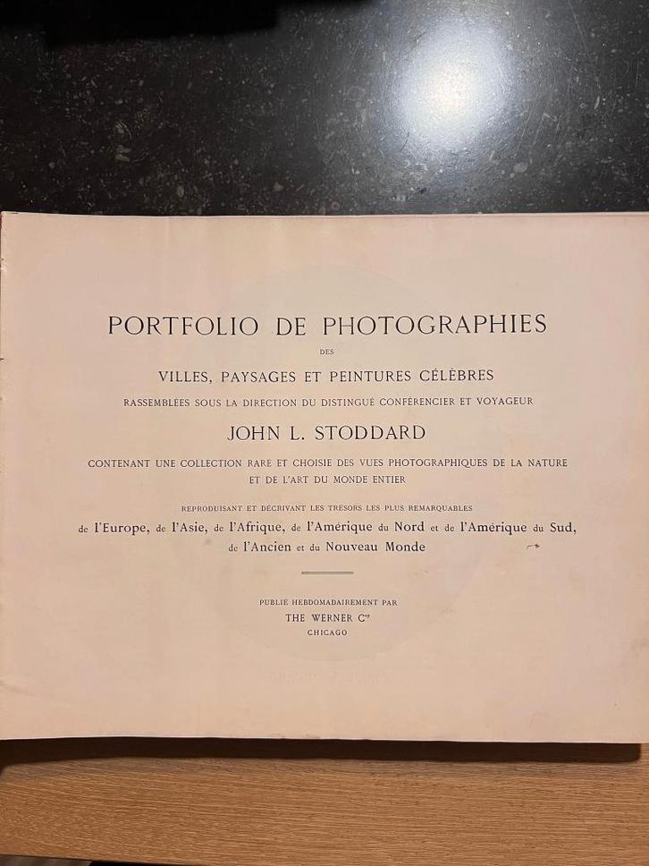 Portfolio de Photographies des villes, paysages et peintures, Antiquités & Art, Antiquités | Livres & Manuscrits, Enlèvement ou Envoi