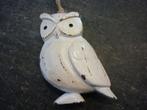 Hangertje uiltje wit hout nieuw winkelrestant meerdere stuks, Enlèvement ou Envoi, Neuf