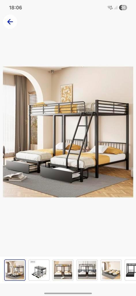 Stapelbed, Huis en Inrichting, Slaapkamer | Stapelbedden en Hoogslapers, Zo goed als nieuw, Stapelbed, Ophalen