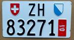 Nummerplaat plaque immatriculation Zwitserland Special, Verzamelen, Overige Verzamelen, Ophalen of Verzenden, Gebruikt