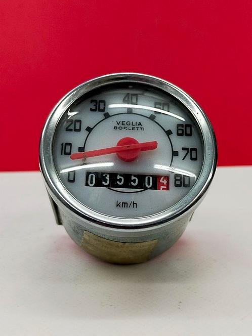 Veglia borletti km teller, 80 km/h. Vespa oldtimer, Fietsen en Brommers, Brommeronderdelen | Oldtimers, Zo goed als nieuw, Ophalen of Verzenden