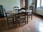 table ovale en vieux chêne, Maison & Meubles, Tables | Tables à manger, 100 à 150 cm, Chêne, Rustiek, Ovale