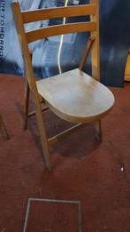 Klapstoelen hout (ongeveer 30 stuks), Ophalen, Gebruikt, Hout, Vijf, Zes of meer stoelen