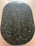 Granieten tafel, Huis en Inrichting, Woonaccessoires | Dienbladen, Ophalen, Zo goed als nieuw, Ovaal
