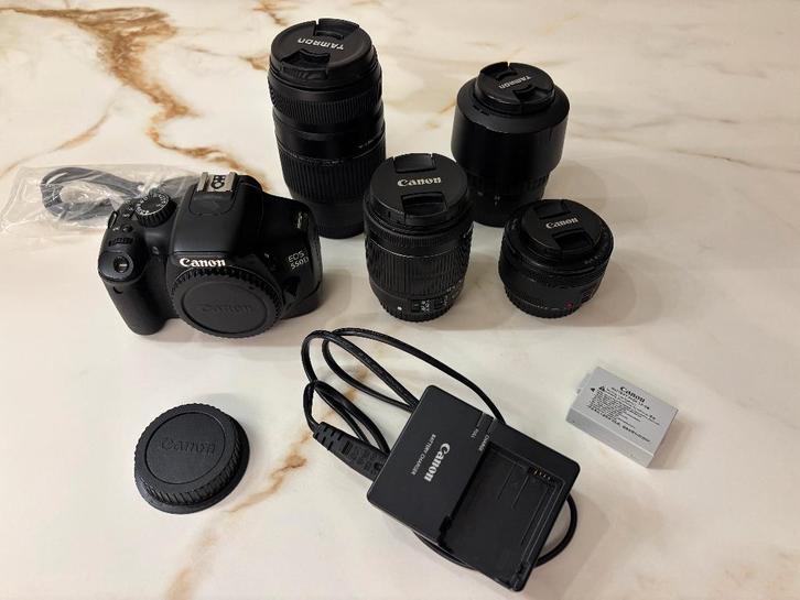 Canon EOS 550D met Objectieven, Audio, Tv en Foto, Fotocamera's Digitaal, Gebruikt, Spiegelreflex, Canon, Ophalen of Verzenden