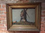 Piet Lippens - Molen in een Gents landschap, Antiek en Kunst, Kunst | Schilderijen | Klassiek, Ophalen