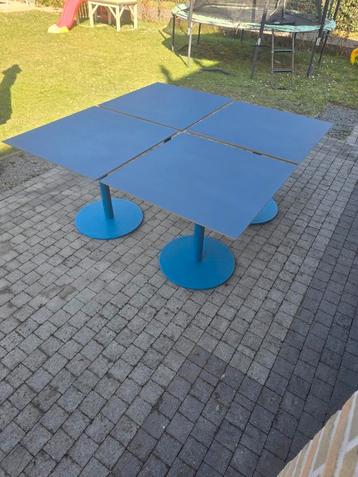 Tables de patio Pedrali 4 pièces, Maison & Meubles, Tables | Tables à manger, Enlèvement, Comme neuf
