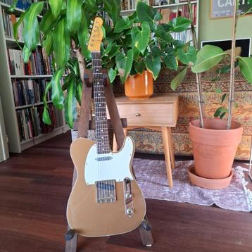 Fender Telecaster personnalisée RW Firemist Gold, Musique & Instruments, Enlèvement ou Envoi, Comme neuf, Solid body, Fender