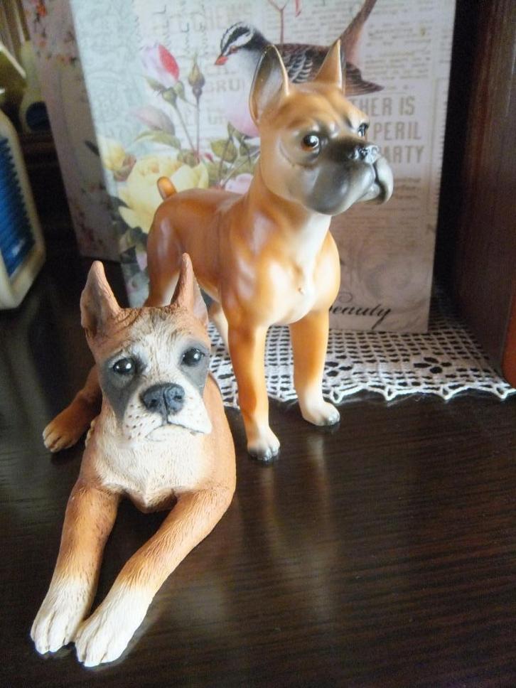 honden ,boxer, Verzamelen, Dierenverzamelingen, Zo goed als nieuw, Beeldje of Figuurtje, Ophalen of Verzenden