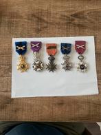 Medailles lot 5st, Postzegels en Munten, Penningen en Medailles, Ophalen