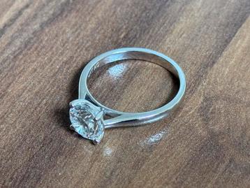 Prachtige nieuwe gouden (trouw)ring met diamant van 1.54ct! beschikbaar voor biedingen