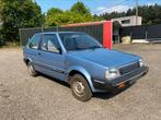 Nissan Micra 1987 automatique sans inspection, Autos, Oldtimers & Ancêtres, Gris, 3 portes, Automatique, Tissu